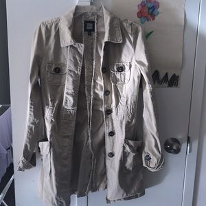 Old Navy womens lightweight trench coat size XS